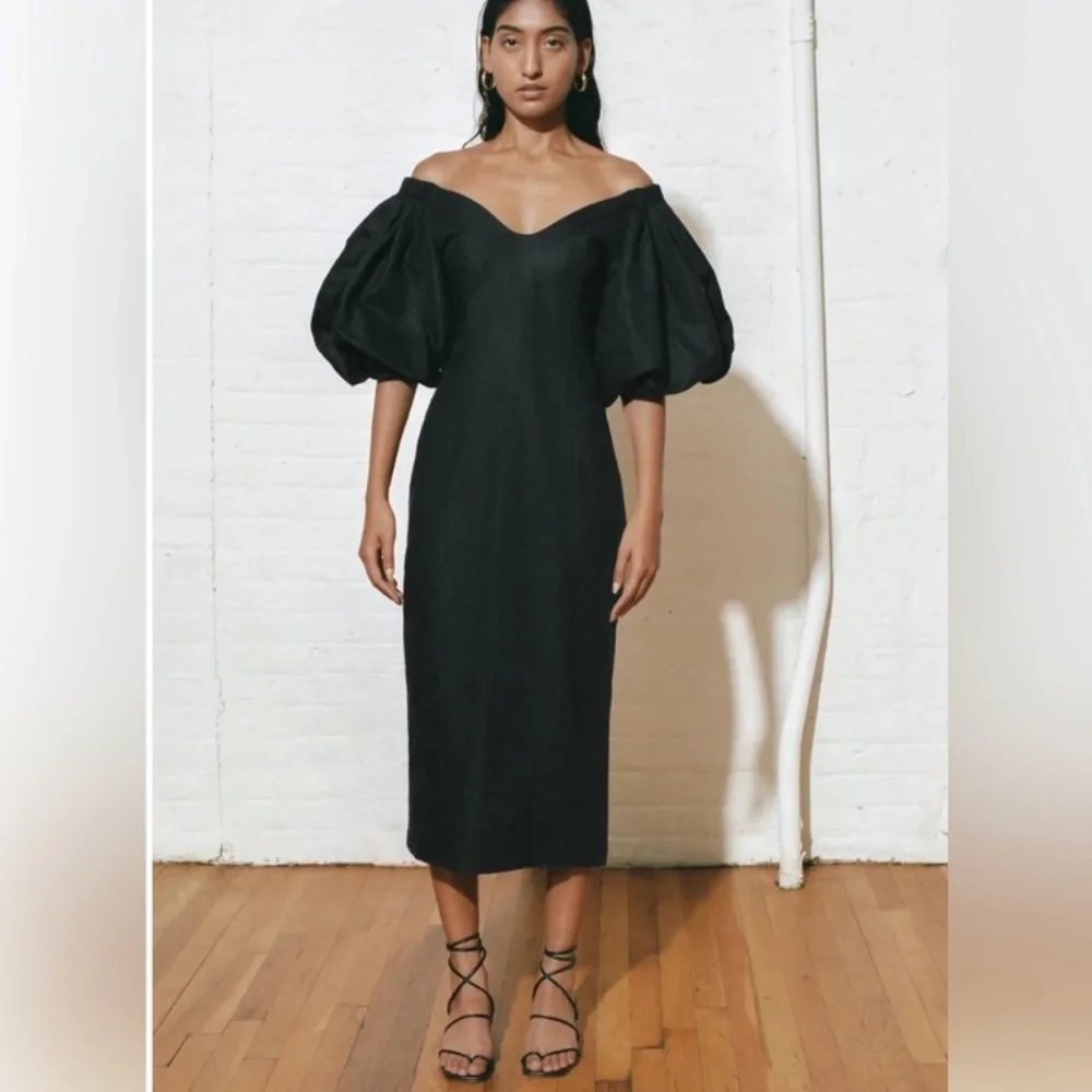 Mara Hoffman Namari Dress In Black 6 NWT - Picture 2 of 11